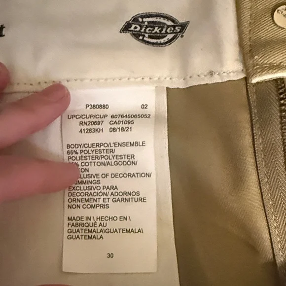 Dickies Beige long utility shorts - Picture 3 of 5